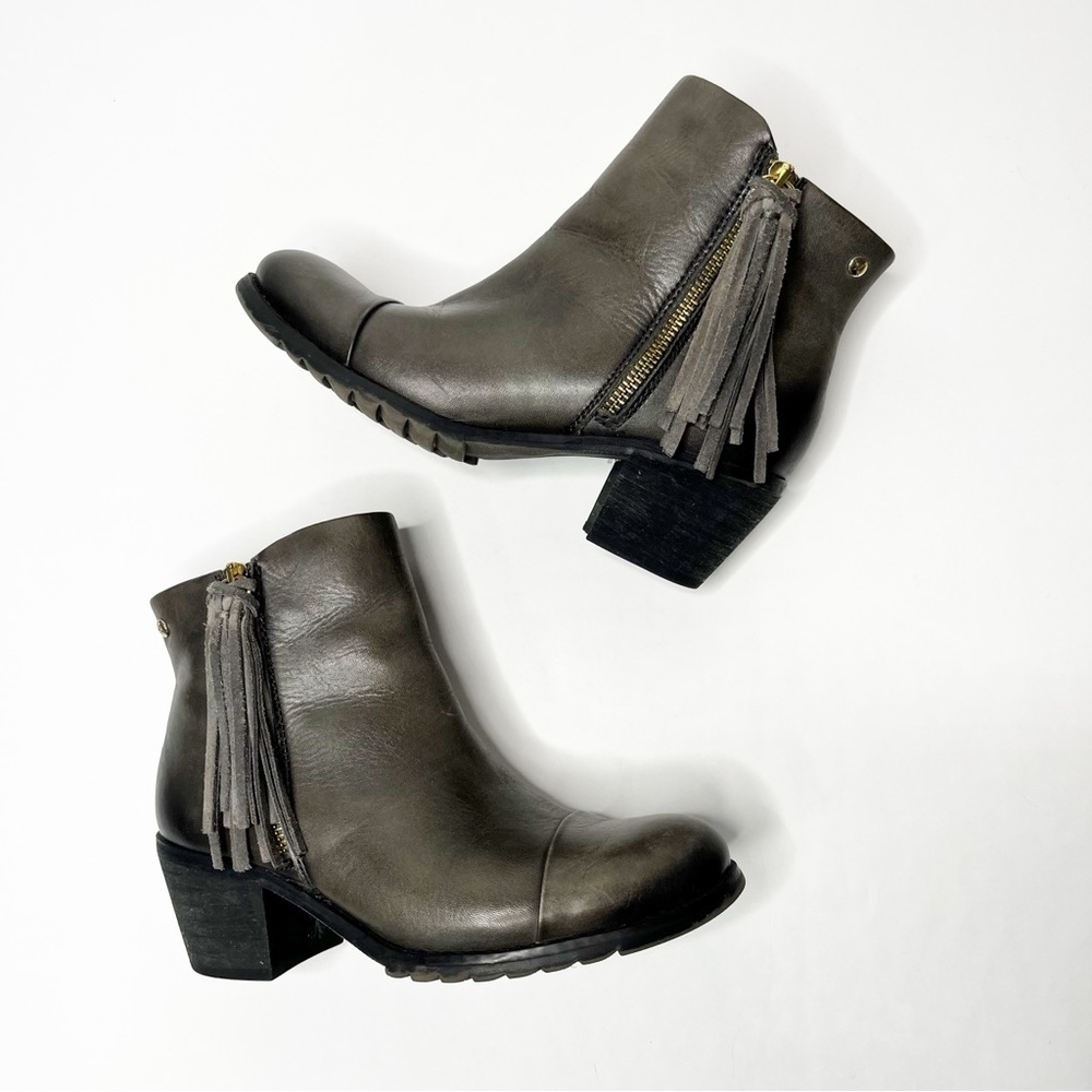 PIKOLINOS Andorra leather ankle boots size 35 (US 5)